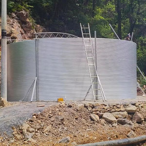 YUNMA Factory Easy Setup Movable High-density Farming PVC Canvas <b>Fish</b> <b>Tank</b> Circular Galvanized Steel 5m-1000m Customizable - Product Image 1