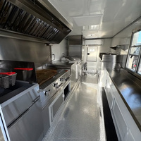 Remorque alimentaire commerciale de 13 pieds avec cuisine complète en acier inoxydable pour la vente de snacks et de hot-dogs