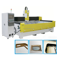 Centre de traitement CNC automatique UBO pour la découpe de dalles de pierre et d'évier avec changement d'outil en usine