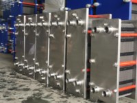 Échangeur de chaleur à plaques détachables Bauhaus SS304 avec joint NBR 220V/380V pour refroidissement de réservoirs de fermentation de bière et de boissons