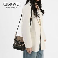 Nouveautés Printemps-Été 2026 : Sac bandoulière mini carré pour téléphone, style français haut de gamme, pour femme, avec lettres
