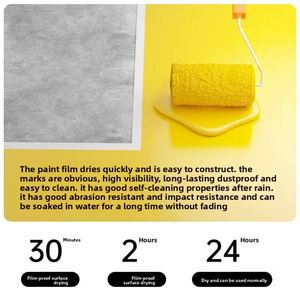 Peinture acrylique réfléchissante jaune et blanche pour marquage de place de stationnement, application au pistolet sur ciment, peinture de marquage routier - Product Image 4