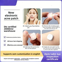 AUSLKA Beauty Patchs Hydrocolloïdes Électroniques Anti-Acné Boutons Rouges et Bleus Petits Patchs Hydrocolloïdes pour Boutons
