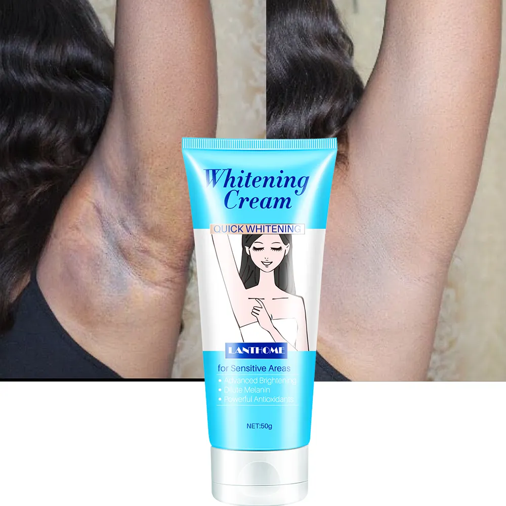 OEM naturel corps blanchissant crème aisselles éclaircissant jambes genoux aisselles partie privée crème de blanchiment instantanée pour la peau
