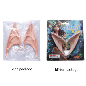 Halloween Cosplay orecchie da elfo vestire oggetti di scena in lattice Cosplay elfo mascherata accessori all'ingrosso - Product Image 4