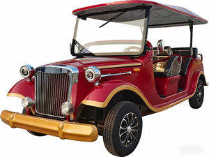 Vehículo Eléctrico Retro Clásico en Oferta, Auto Turístico de 8 Pasajeros con Toldo - Product Image 2