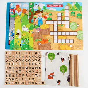 SD30 Offre Spéciale <span class=keywords><strong>mots</strong></span> anglais pour enfants jeu de <span class=keywords><strong>mots</strong></span> <span class=keywords><strong>croisés</strong></span> solitaire éducation précoce éclairer <span class=keywords><strong>mots</strong></span> de bureau anglais jeu jouets en gros - Product Image 4