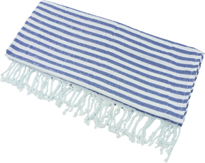 Serviette de plage et de bain 100 % coton, sans sable, à rayures imprimées, pour voyage, camping, sports de plein air - Lavable en machine - Product Image 3