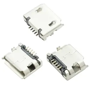 5.9 Front Insert And Post Crimp Flat With Positioning Micro USB Connector