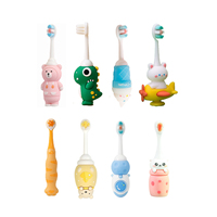 Brosses à dents douces pour enfants Fengjin Lovely Astronaut avec forme en U Brosse à dents pour enfants et tout-petits Nettoyage buccal à 360 degrés