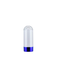 Bouteilles en plastique PET transparentes de 100 ml avec bouchon électroplaqué et pompe pour lotion, perruque, huile essentielle, sérum de soin de la peau (55 ml/75 ml)