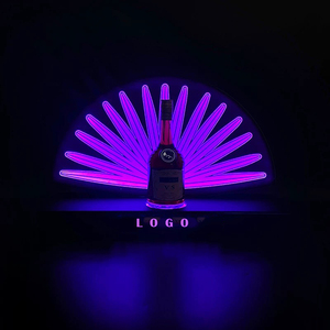 Nuevo diseño Sector forma acrílico VIP champán LED botella Glorifier una botella presentador pantalla para Casamigo - Product Image 3
