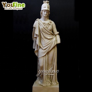 Estatua de <span class=keywords><strong>Atenea</strong></span> de Tamaño Real Tallada a Mano en Mármol Blanco Natural, <span class=keywords><strong>Escultura</strong></span> Clásica de la <span class=keywords><strong>Diosa</strong></span> Griega Minerva para Jardín y Exteriores - Product Image 3