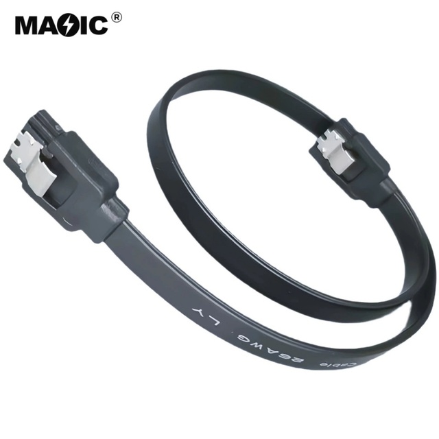 Top Sale SATA 3.0 Cable Full Speed up to 6 Gbps SATA III Straight Cable with Locking Latch for HDD SSD and CD Driver and Writer