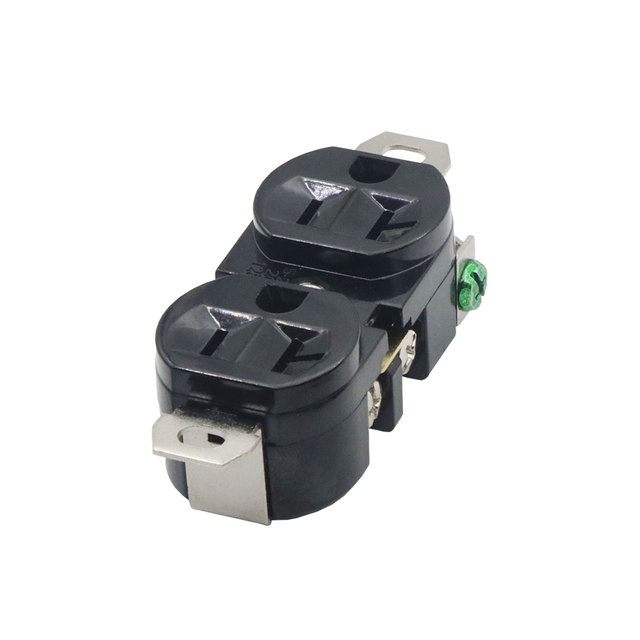 NEMA 5-20 Double Row Socket Lock Type UL Certified Suitable for Industrial Socket Accessories Wall Socket Accessories Etc