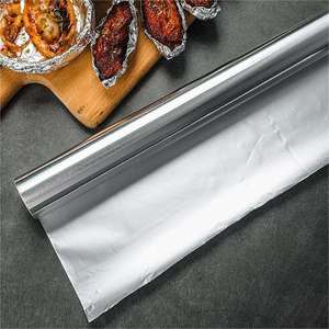 Foglio di Alluminio per Barbecue Monouso Rivestito per Alimenti, Versione Resistente da 5m, Ideale per Ristoranti e Cottura, Vendita all'Ingrosso - Product Image 3