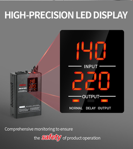 Điện tử AVR kỹ thuật số 1KVA 1000W 800W AC Single phase tự động điều chỉnh điện áp ổn định 220V - Product Image 2