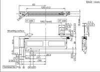 Potentiomètres à glissière motorisés de type maître ALPS RSA0K11V901S 100 mm K Faders