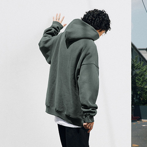 Customizable Drop Shoulder Hoodie Sweatshirt Custom Printing Logo Blank Streetwear Oversized <b>Pullover</b> Hoodies for <b>Men</b> - Product Image 5