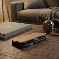 Étui portefeuille magnétique en cuir PU avec fonction veille automatique et fentes pour cartes, coque intérieure en TPU+PC pour iPhone 18 Series