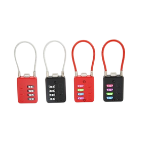 Candado <span class=keywords><strong>de</strong></span> Combinación <span class=keywords><strong>de</strong></span> Aleación <span class=keywords><strong>de</strong></span> Zinc con Cable, Resistente al Agua, Acabado Pulido, Compartimentos <span class=keywords><strong>de</strong></span> Almacenamiento, <span class=keywords><strong>Gestión</strong></span> <span class=keywords><strong>de</strong></span> Contraseñas para Viajes - Product Image 1