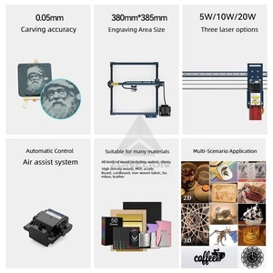 Máquina de Grabado Láser de Diodo CO2 <span class=keywords><strong>S30</strong></span> <span class=keywords><strong>Pro</strong></span> <span class=keywords><strong>Max</strong></span> de <span class=keywords><strong>20W</strong></span>, Alta Precisión, Asistencia de Aire Automática, para Madera, Goma, MDF, Compatible con DXF - Product Image 4