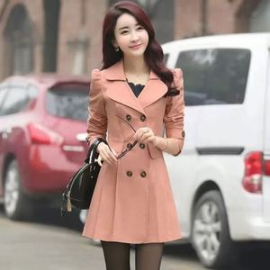 Abrigo Largo Impermeable con Capucha para Mujer, Elegante, para Primavera, Otoño e Invierno, Modelo J0190, Venta al Por Mayor - Product Image 5