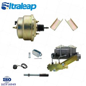 GMFS1-210 1955-1958 GM pleine grandeur (Impala, <span class=keywords><strong>Bel</strong></span> <span class=keywords><strong>Air</strong></span>) 8 "double kit de conversion de propulseur en zinc avec montage inférieur de maître-cylindre en fonte - Product Image 6