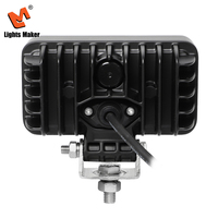 Projecteur de travail LED universel 32W 4,4 pouces à faisceau large 2700LM IP67 étanche 9-32V 12V 24V boîtier en aluminium avec revêtement poudré