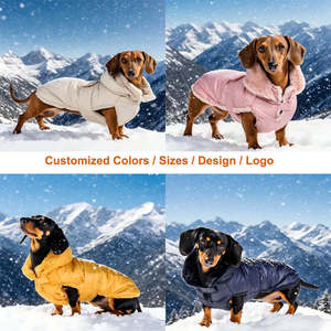 Veste d'hiver écologique de luxe pour chien, imperméable, rembourrée en coton, Bassotto, Wiener, Dachshund, Hamburg, Teckel - Product Image 6