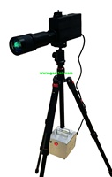 Machine laser expérimentale DIY haute puissance 1000W, source de pompe Raycus 500W, lumière verte coaxiale, équipement portable au lithium