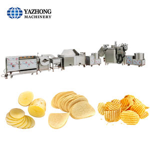 उच्च गुणवत्ता वाले छोटे पैमाने 50kg एक घंटे अर्द्ध स्वचालित आलू के चिप्स उत्पादन लाइन - Product Image 6