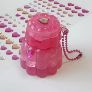 Pot cosmétique mini 4g 200ml en plastique vide avec bouchon à vis rose pour baume à lèvres, crème contour des yeux, blush, soins de la peau, logo personnalisé - Product Image 4