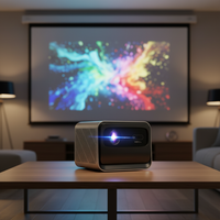 Projecteur portable professionnel DLP 1080P Mini, haute luminosité, pour entreprise, extérieur, cinéma à domicile, éducation, Google TV, vente en gros