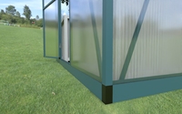 Serre extérieure robuste en polycarbonate et en aluminium avec installation rapide et facile