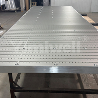 Mesa de Vacío para Cartón Corrugado, Plataforma de Presión Negativa con Ranuras para Cinta Transportadora para Producción de Impresión Digital
