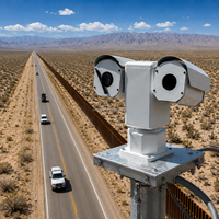 Cámara Térmica PTZ de Vigilancia y Protección Perimetral de Largo Alcance para Desiertos y Fronteras