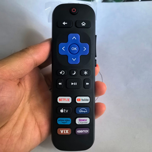 Bán buôn cố định mã nhựa điều khiển từ xa thay thế cho Roku TV và TV thông minh 8 phím nhanh - Product Image 1
