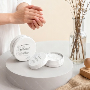 Merrynewon Custom Aluminum Cosmetic Metal Can with Silk Screen & Sticker Printing Screw Cap Round Shape for <b>Eye</b> Cream - Product Image 1