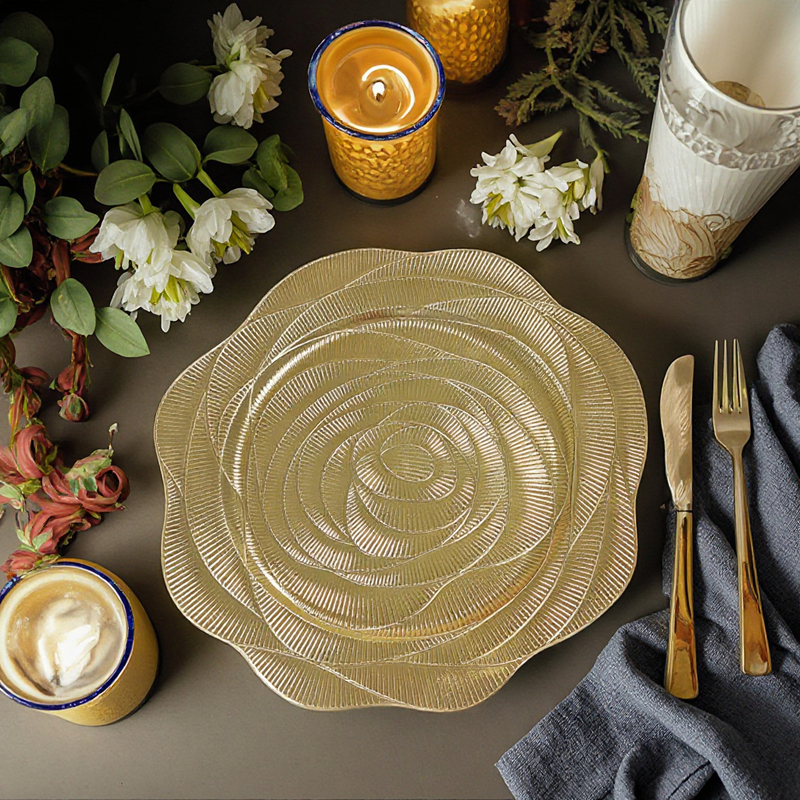 Elegant Gold Rose Flash Design 13