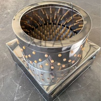 Machine à plumer la volaille en acier inoxydable de qualité commerciale |   Éplucheuse automatique de plumes de poulet, canard et oie pour ferme et abattoir