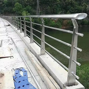 Lan can kim loại dọc theo sông, lối đi công viên bằng thép không gỉ, Vỉa Hè và hàng rào - Product Image 1