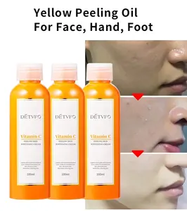 Free Sample Organic Skin Care Peel Off Lotion Face Body Whitening Orange Peeling Lotion For Black Skin