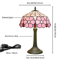 Lampes de table en verre coloré romantiques, en stock aux États-Unis, avec base d'ampoule E26, pour les mariages et la décoration de la maison ou des restaurants