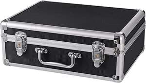 Maletín de aluminio duro Estuche de almacenamiento de bloqueo portátil con espuma para piezas de herramientas artesanales Cámaras Efectivo Viaje y accesorios - Product Image 2