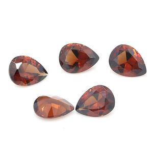 ลูกแพร์หยาบรูปร่าง6*8มม. หลวมแชมเปญพลอยบุษราคัมสำหรับเครื่องประดับ - Product Image 3