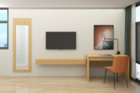 Ensemble de meubles de chambre d'hôtel pour l'Afrique : Lit King/Queen, Table de chevet, Armoire, Bureau – Vente directe usine, MOQ 2 ensembles, OEM ODM