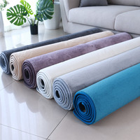 Tapis moderne abstrait en peluche de coton super doux antidérapant pour chambre à coucher, bureau, salon, tapis de sol