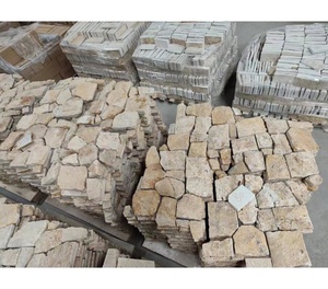 Ngoài trời 3D biệt thự sân vườn mặt tiền tự nhiên đá vôi gạch ốp tường màu be kem trắng bên ngoài nuôi cấy đá vôi Bảng điều chỉnh - Product Image 1