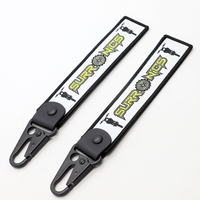 Porte-clés en cuir personnalisé en gros sur le thème du vélo avec mousqueton pour merchandising de marque cycliste